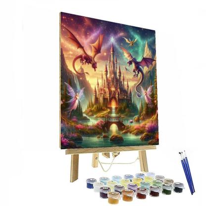 Enchanting Fantasy Realm Paint By Numbers Art