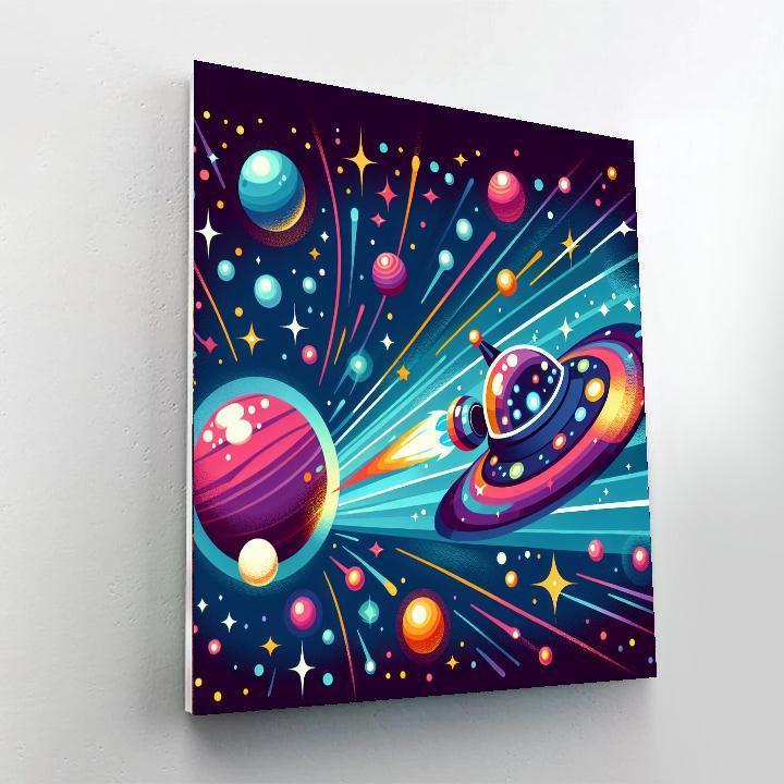 Galactic Dreamers Paint By Numbers Kits