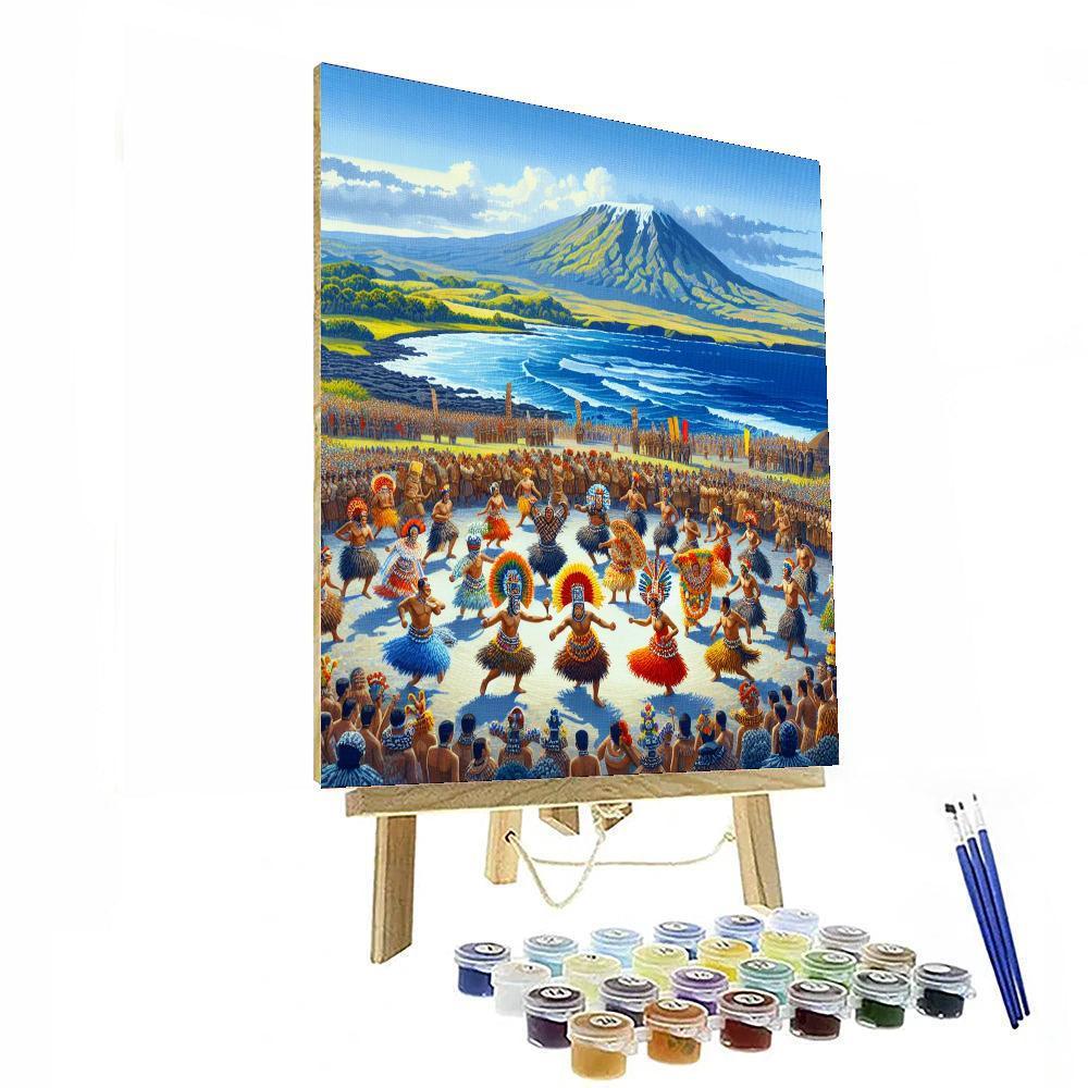 Rapa Nui Tapati Festival - Easter Island Paint By Number