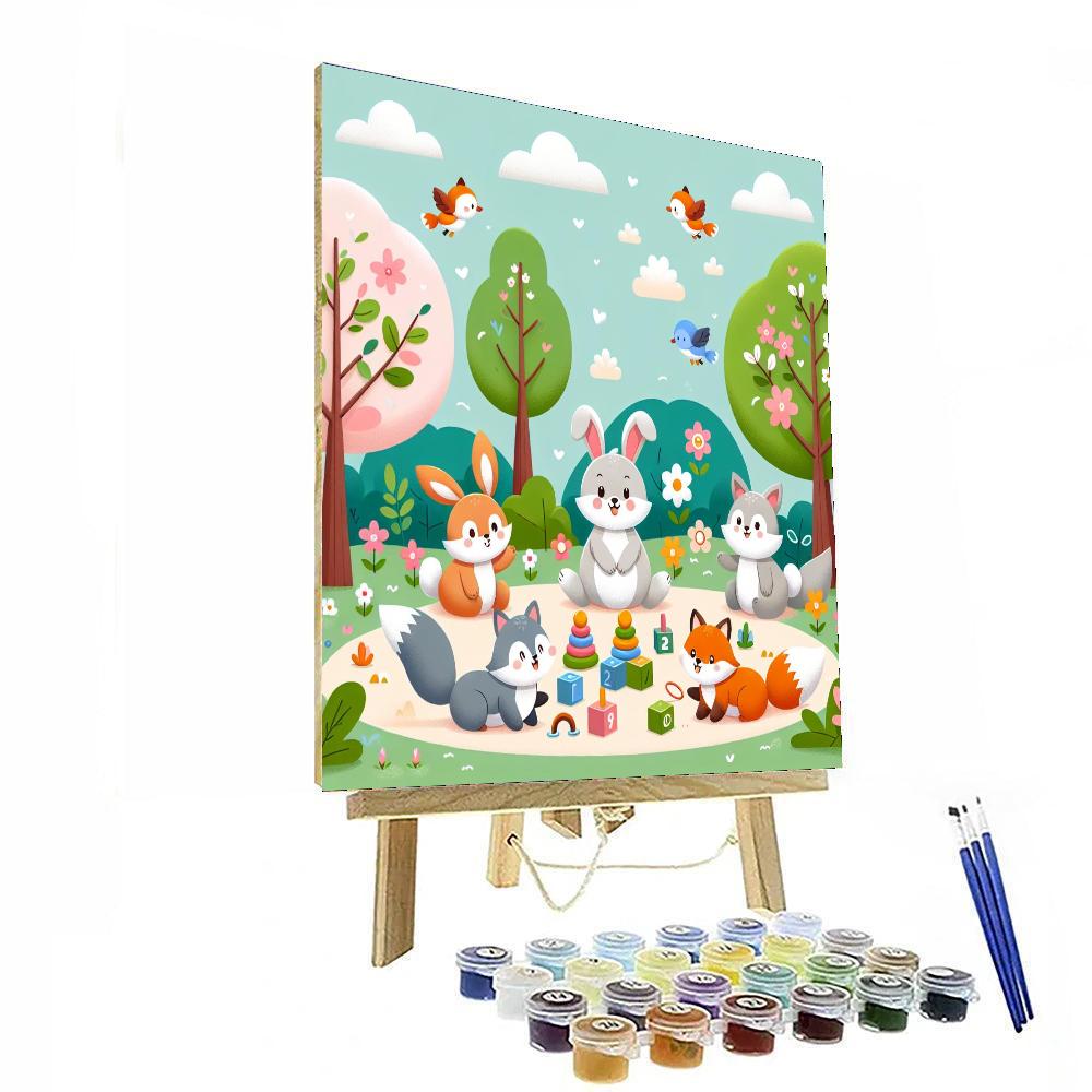 Forest Fun And Games Paint By Numbers