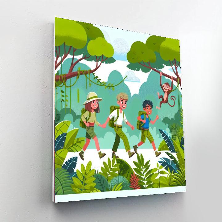 Jungle Expedition Journey Numbered Painting Kits