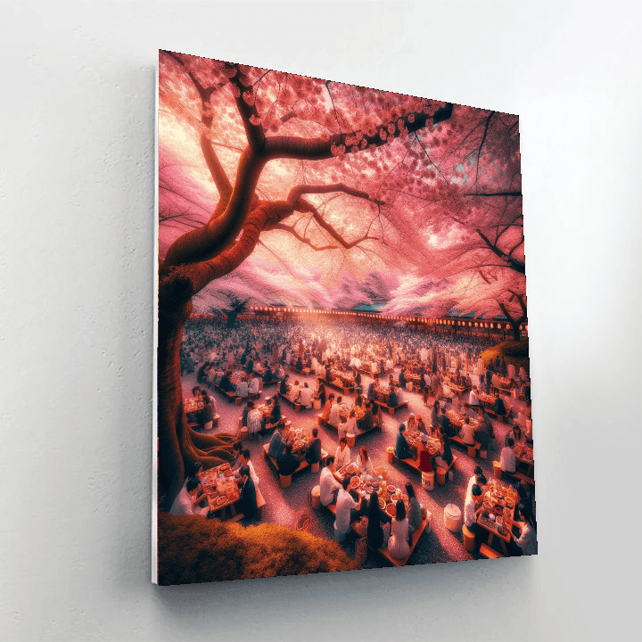 Tokyo Cherry Blossom Festival - Japan Paint By Numbers