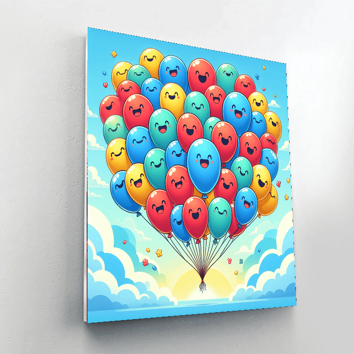 Bubbly Balloons Paint By Numbers Kits