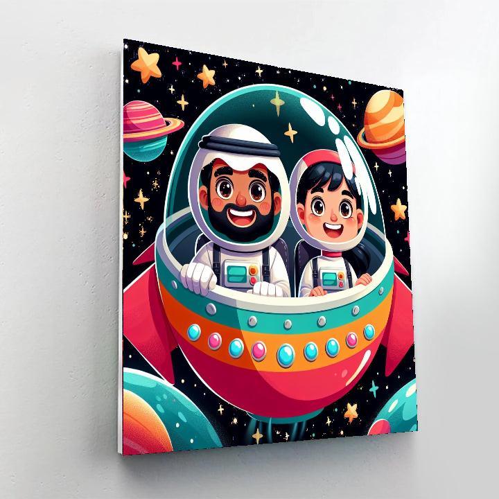 Super Space Adventures Paint By Number