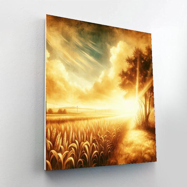 Golden Field Harvest Paint By Numbers Art