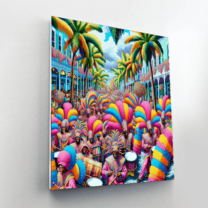 Junkanoo Festival - The Bahamas Paint By Number