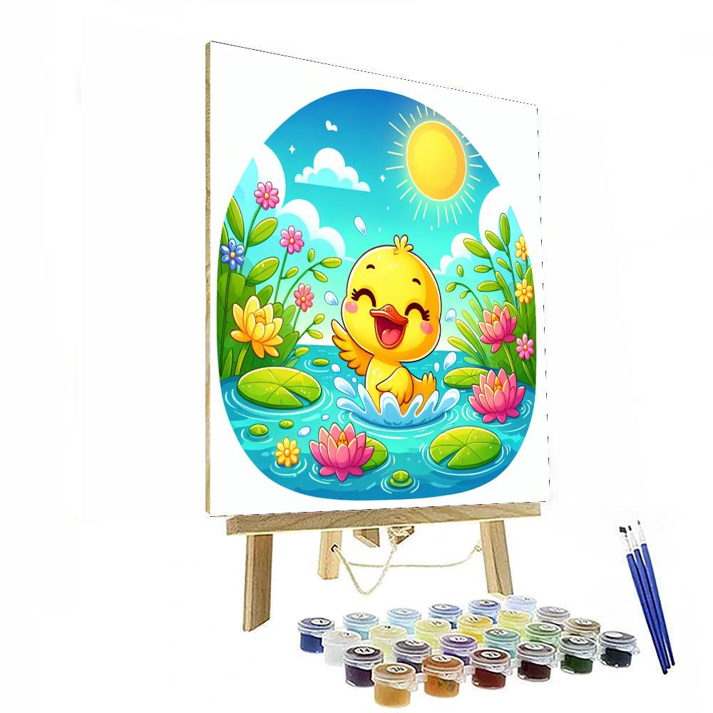 Dandy Duckling Number Painting