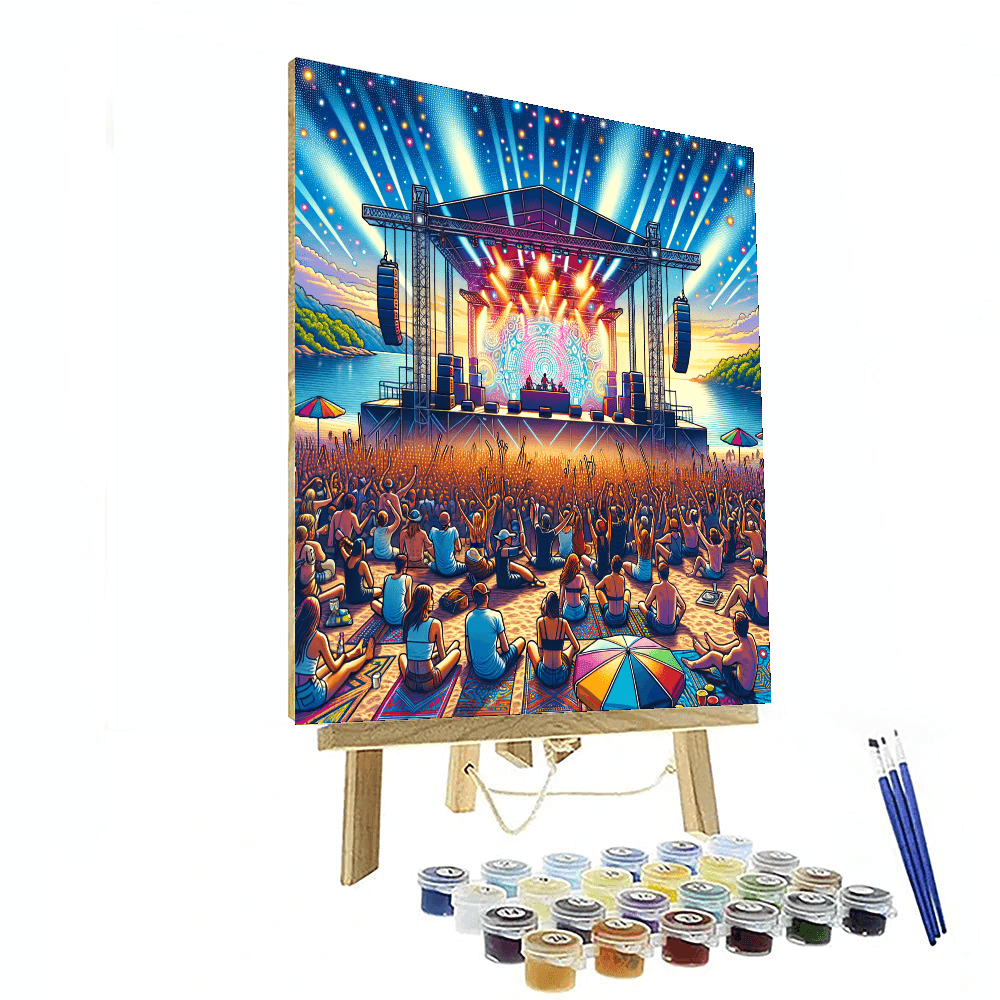 Sunburn Festival - Goa, India Paint By Numbers