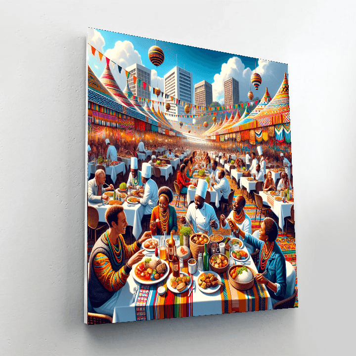 Nairobi Restaurant Week - Kenya Numbered Painting Kits