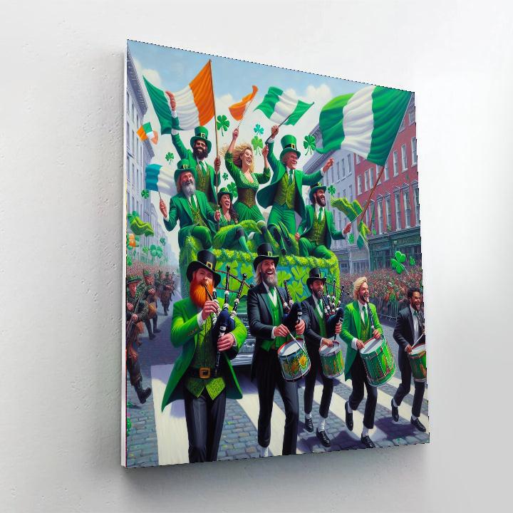 Saint Patrick's Day - Dublin, Ireland Paint By Color