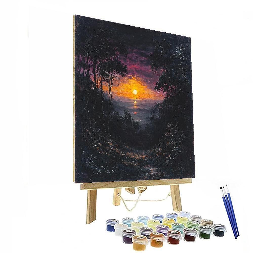 J.M.W. Turner Inspired Gothic Twilight Reverie  Paint By Numbers Kits