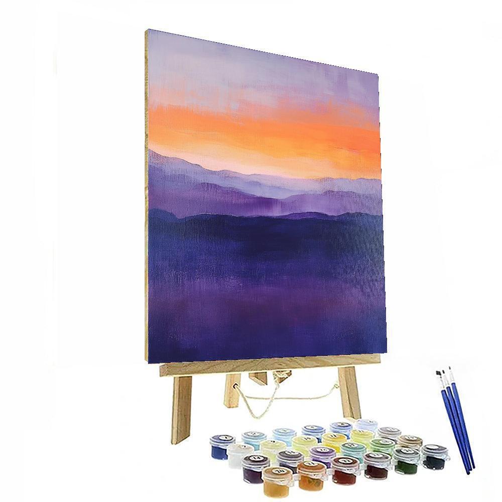 Paul Cézanne Inspired Nightfall Splendor  Paint By Numbers Kits