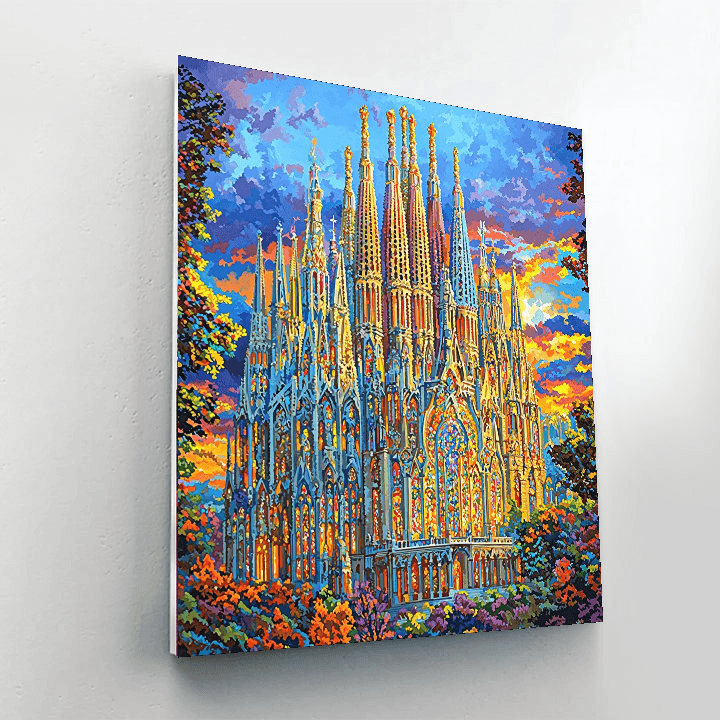 La Sagrada Familia - Spain Number Painting