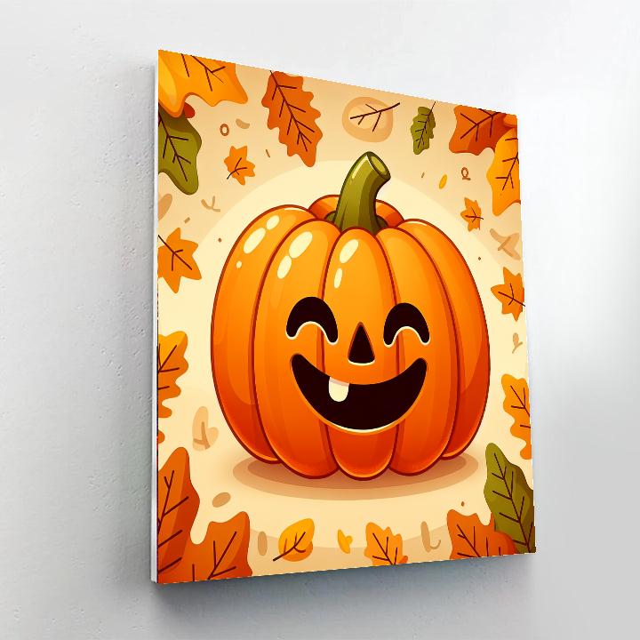 Joyful Jack-o-lantern Numbered Painting Kits