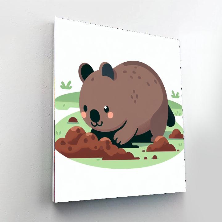 Wily Wombat Paint By Numbers Art