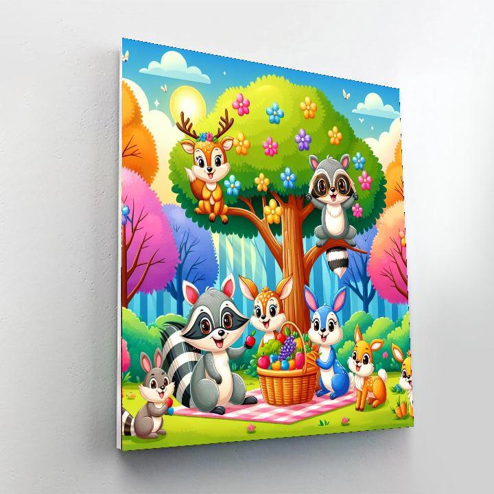 Charming Forest Creatures Paint By Number