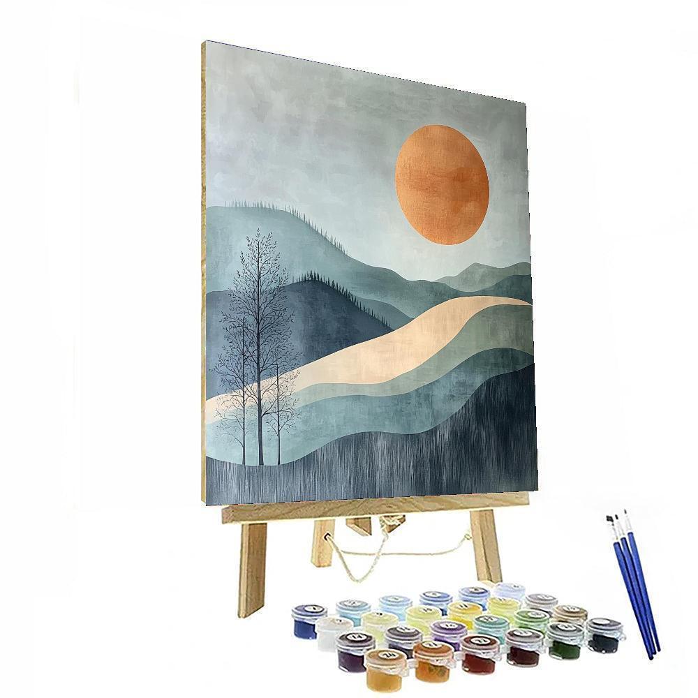 Nandalal Bose Inspired Nature's Elegy  DIY Paint By Numbers