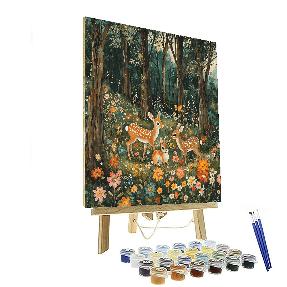 Rackham Inspired Charming Woodland - DIY Painting By Numbers Kit