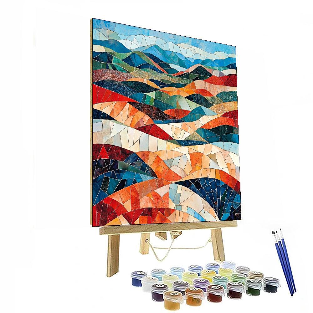 Paul Cézanne Inspired Mosaic Reflections  Painting By Numbers Kit