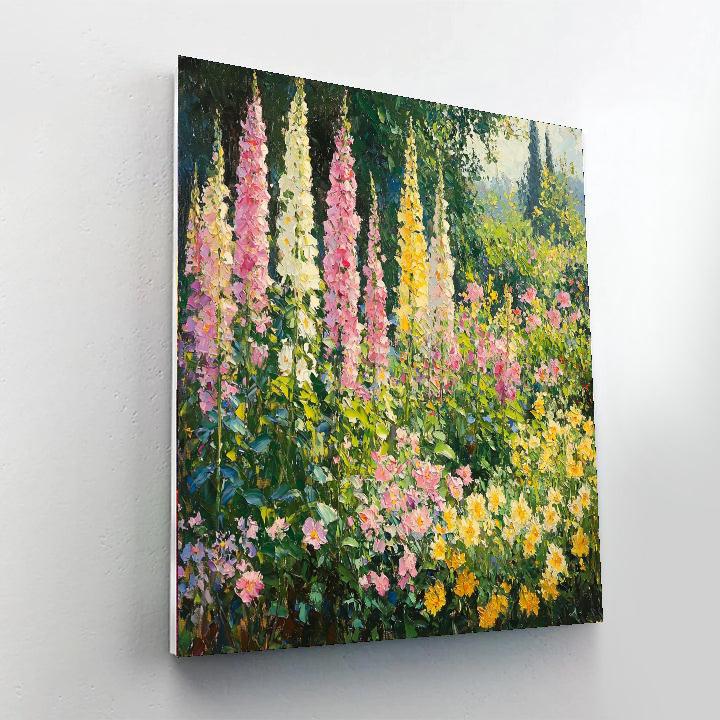 Claude Monet Inspired Radiant Garden Delight  Painting Number Kit