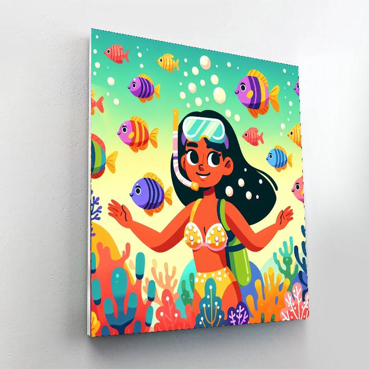 Underwater Explorer Expedition Paint By Numbers Kits