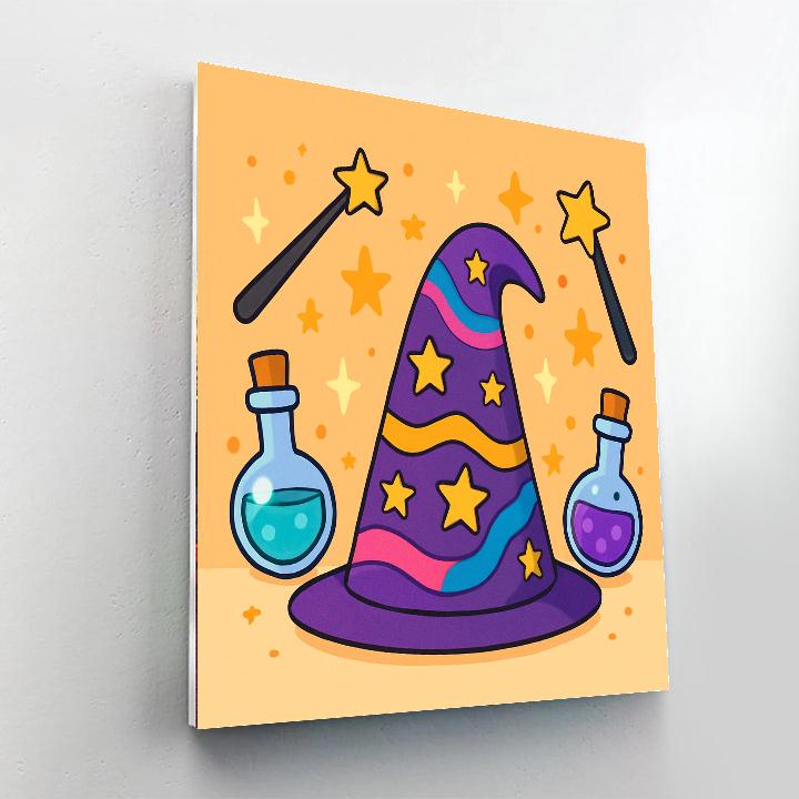 Magic Wizard Hat Numbered Painting Kits