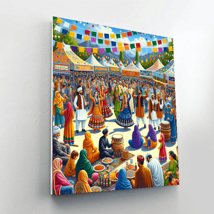 Karnival Di Brunei Number Painting