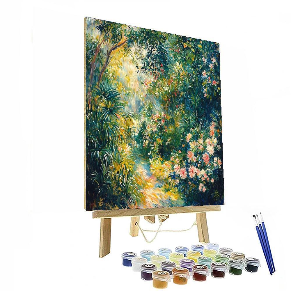Pierre-Auguste Renoir Inspired Dappled Light In The Garden  Numbered Painting Kits