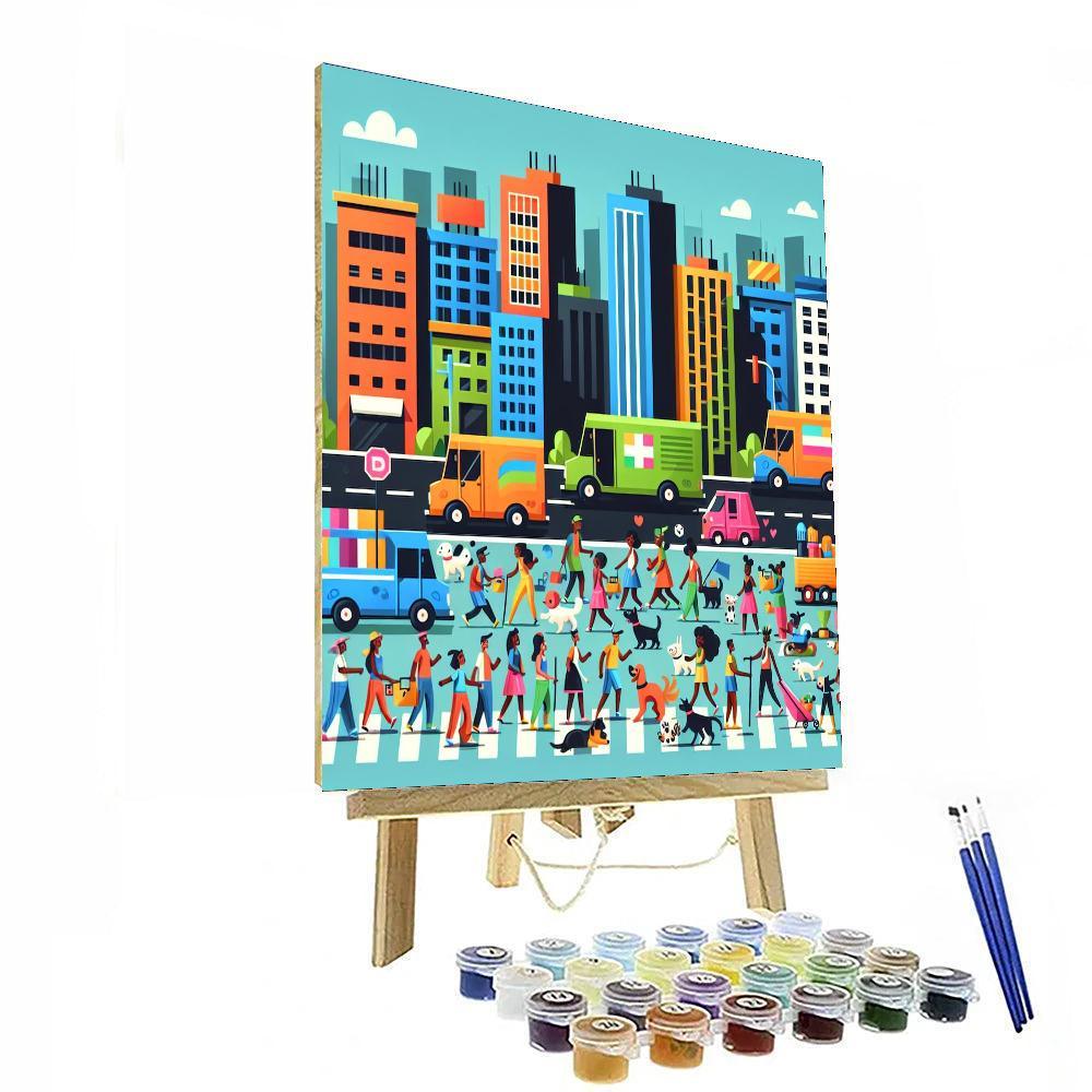 City Adventure Paint By Color