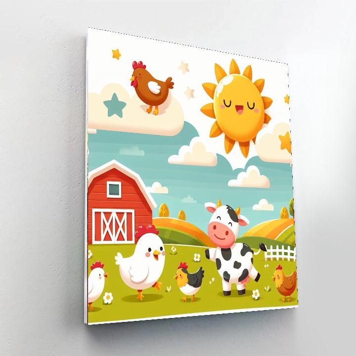 Sunshine Farm Adventure Numbered Painting Kits