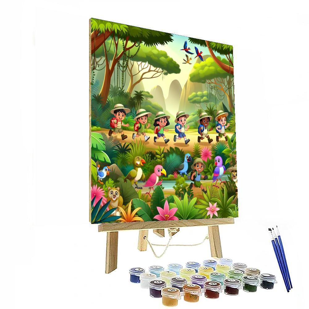 Exciting Explorer Painting Number Kit