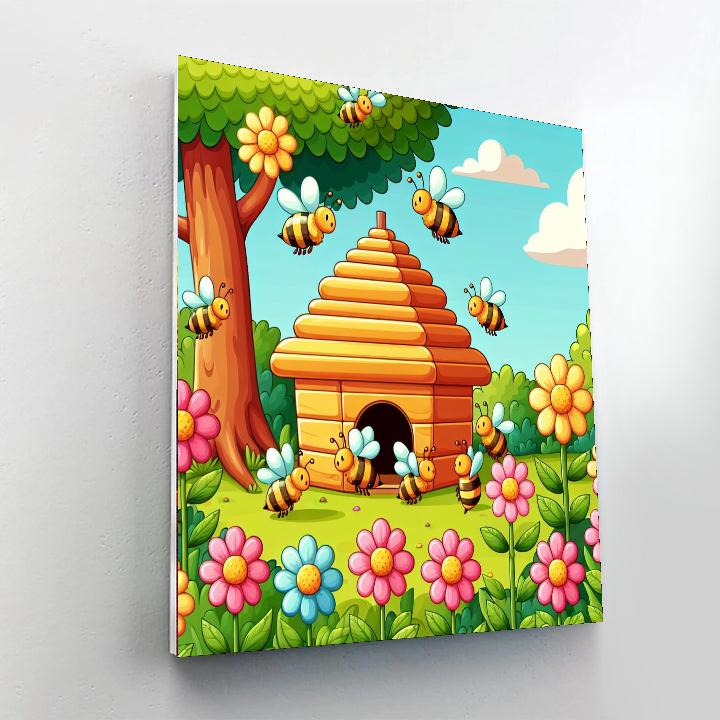 Busy Beehive Community DIY Paint By Numbers