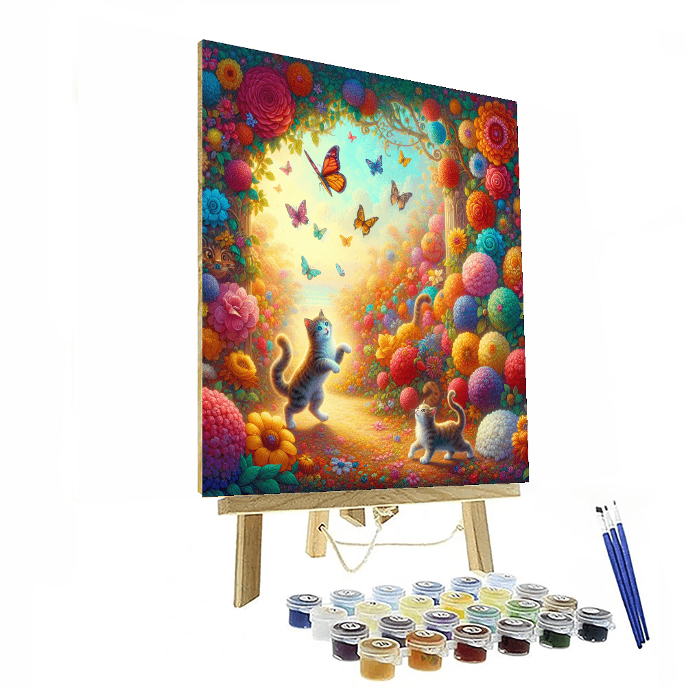 Purrfect Cat Companions Paint By Numbers Art