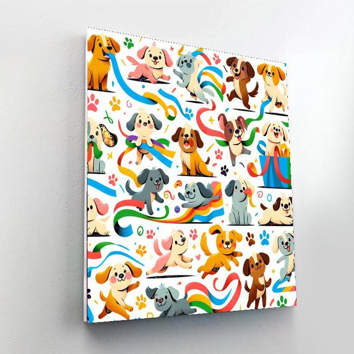 Doodle Dog Show Numbered Painting Kits
