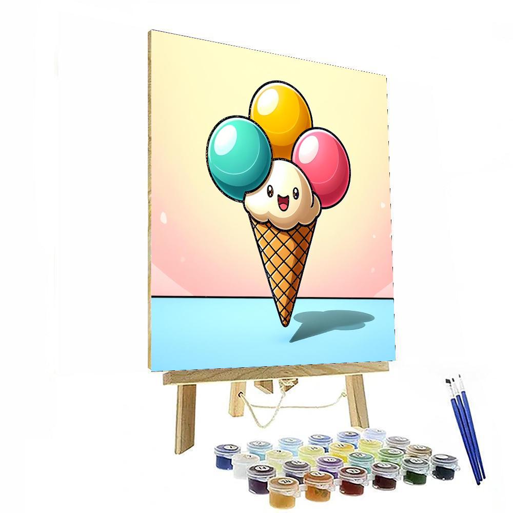 Cheerful Ice Cream Paint By Color