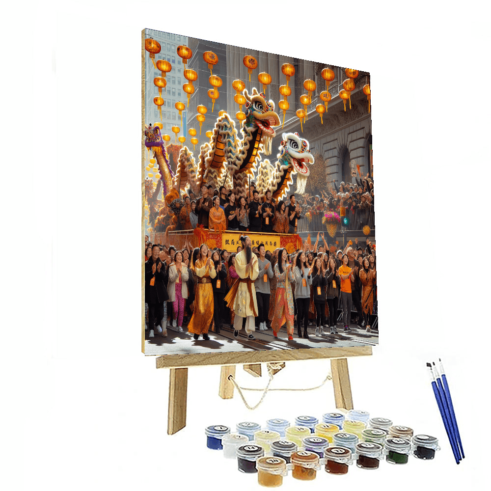 Lunar New Year Parade - San Francisco Paint By Numbers Art