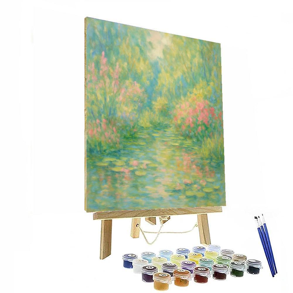 Monet's Garden Delight Number Painting
