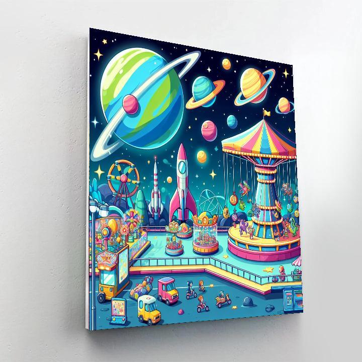 Cosmic Carnival Extravaganza Paint By Number
