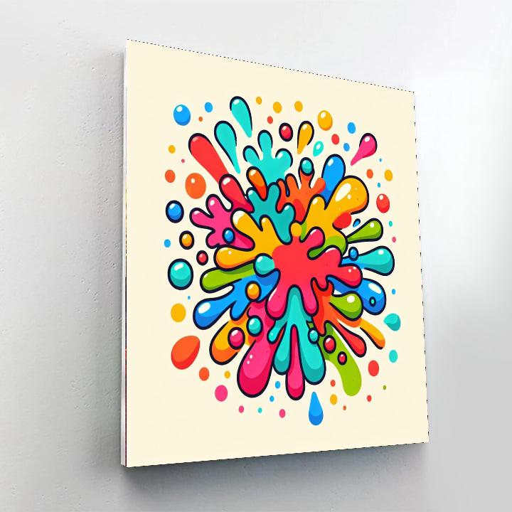 A Splash Of Color Paint By Numbers Art