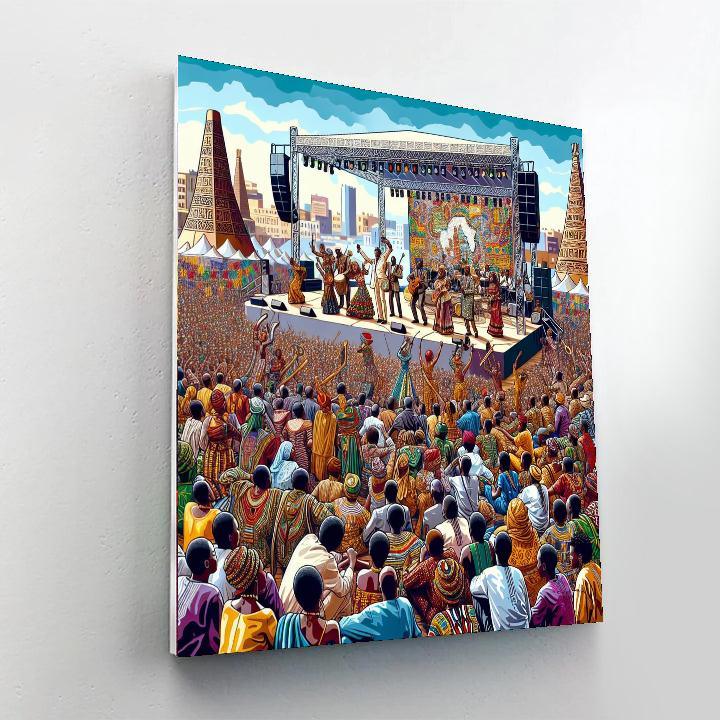 World Festival Of Black Arts - Dakar, Senegal Painting By Numbers Kit