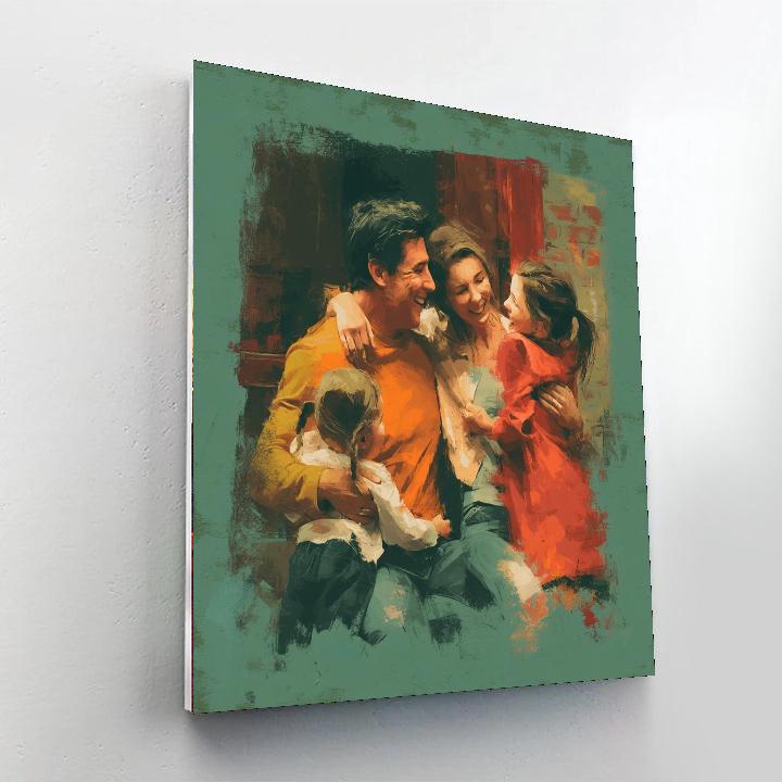 Embracing The Moments Number Painting