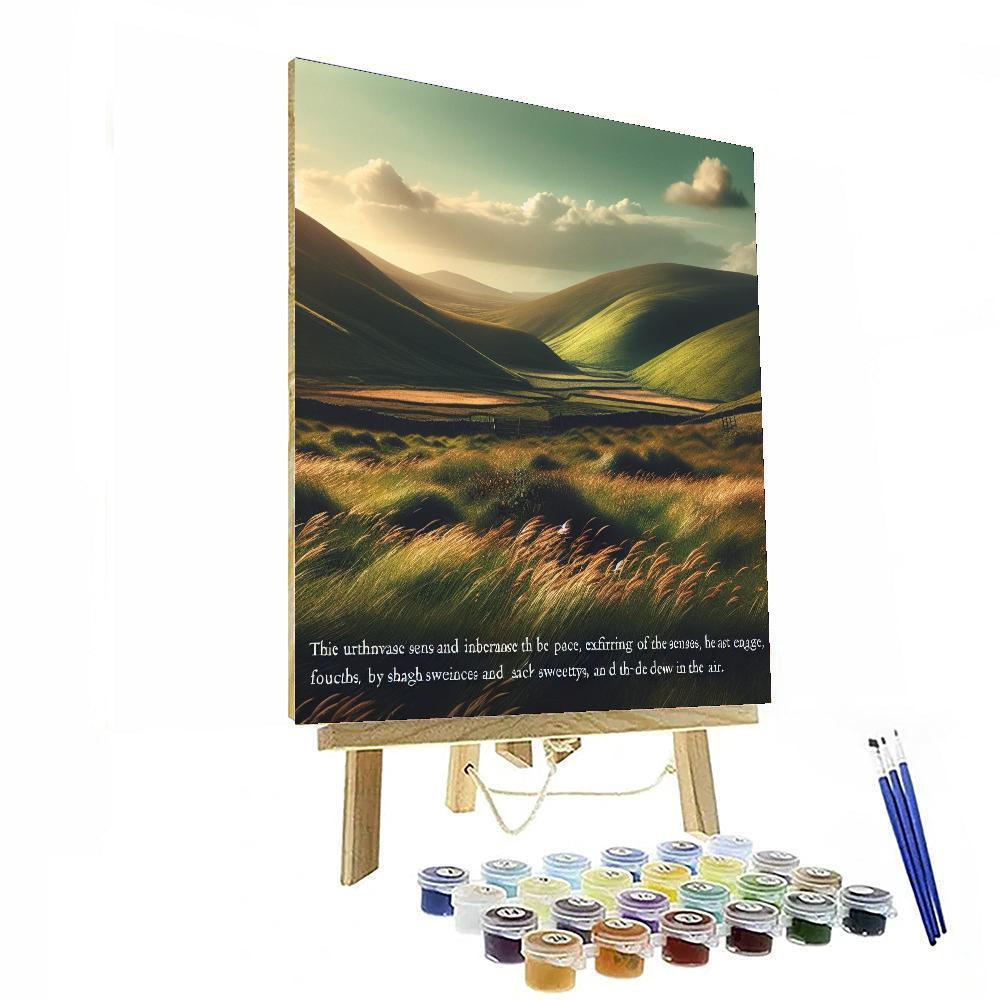 Irish Countryside Tranquility Paint By Number