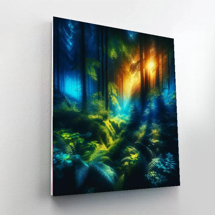 Wilderness Illumination Painting Number Kit