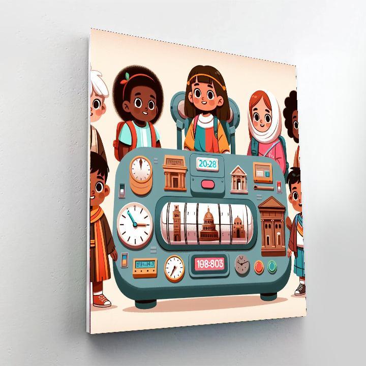 Time-travel Adventure Crew Painting By Numbers Kit