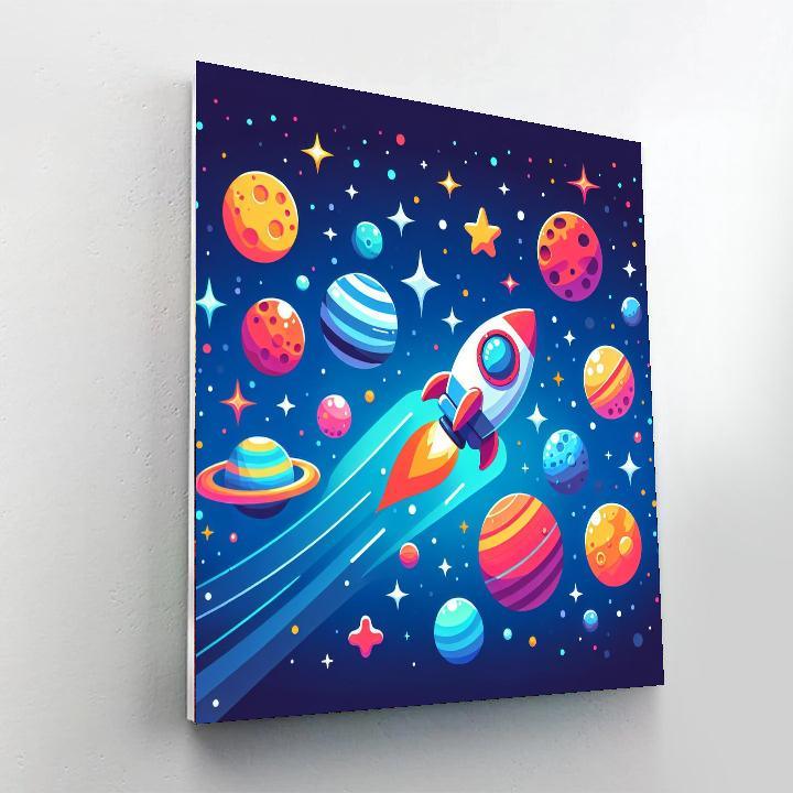 Epic Space Odyssey Paint By Numbers Art
