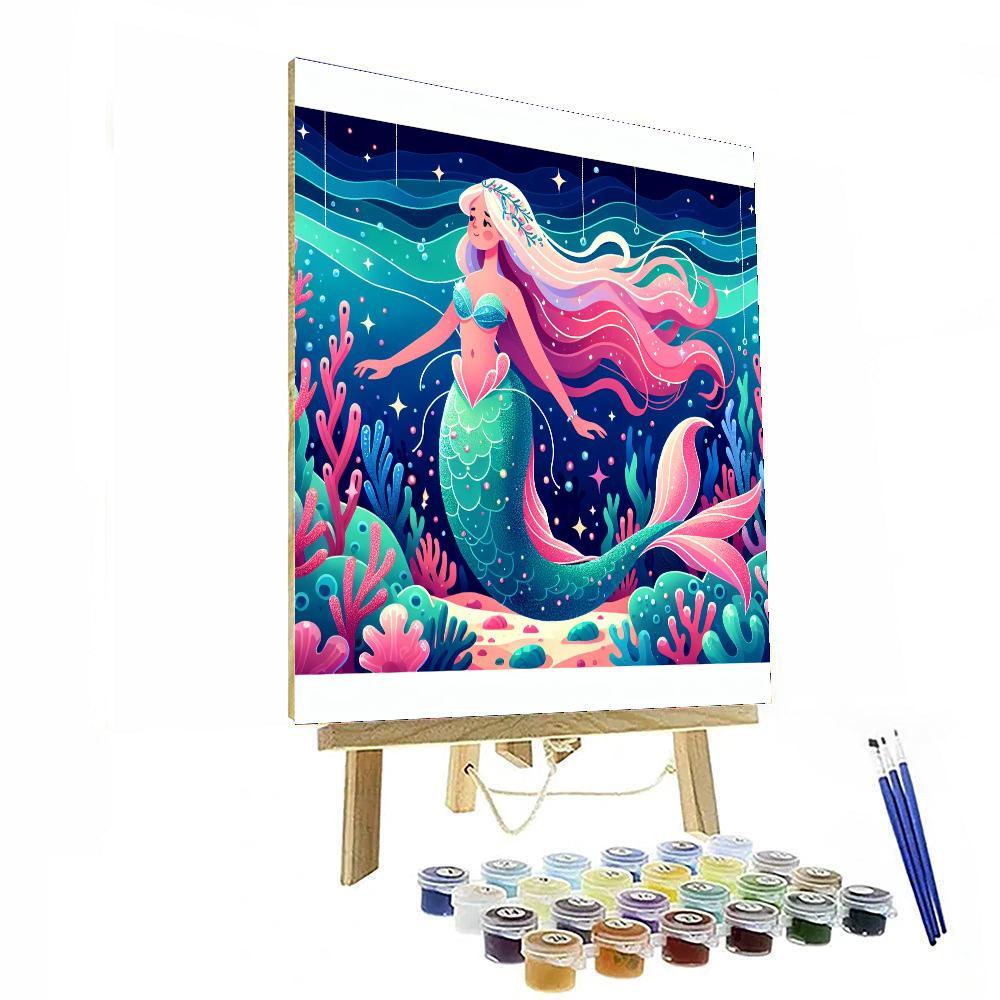Majestic Magical Mermaid Paint By Numbers