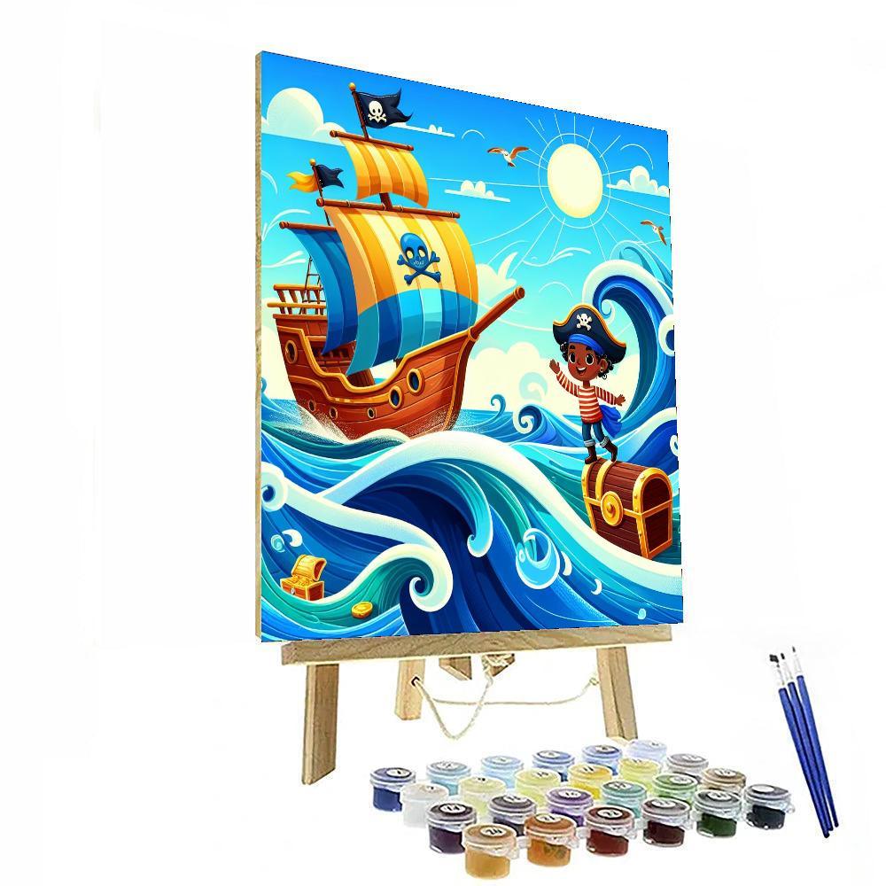 Pirate Treasure Adventure Painting Number Kit