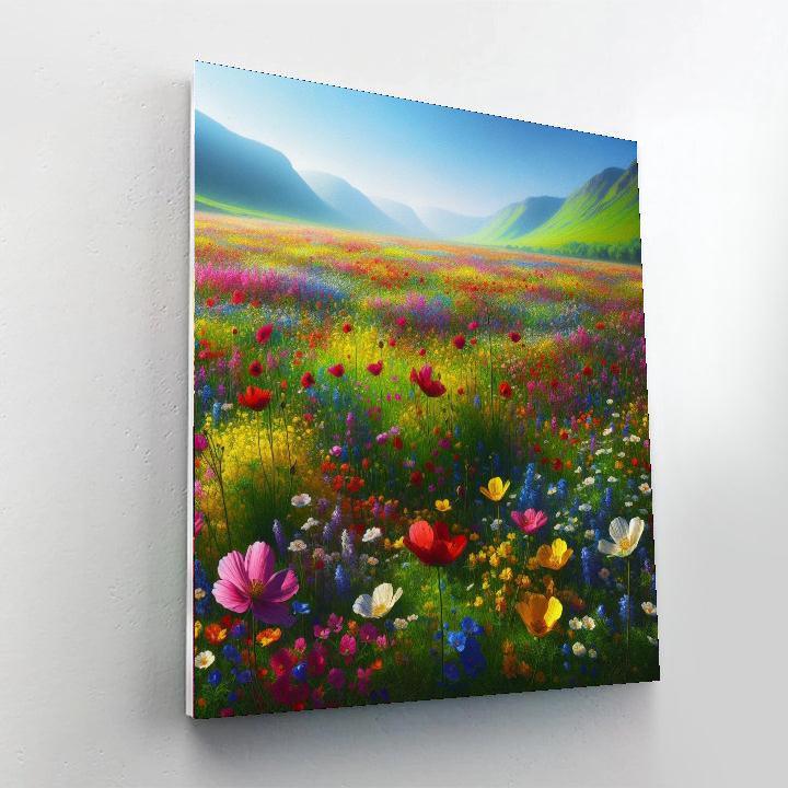 Idyllic Spring Meadow Paint By Number