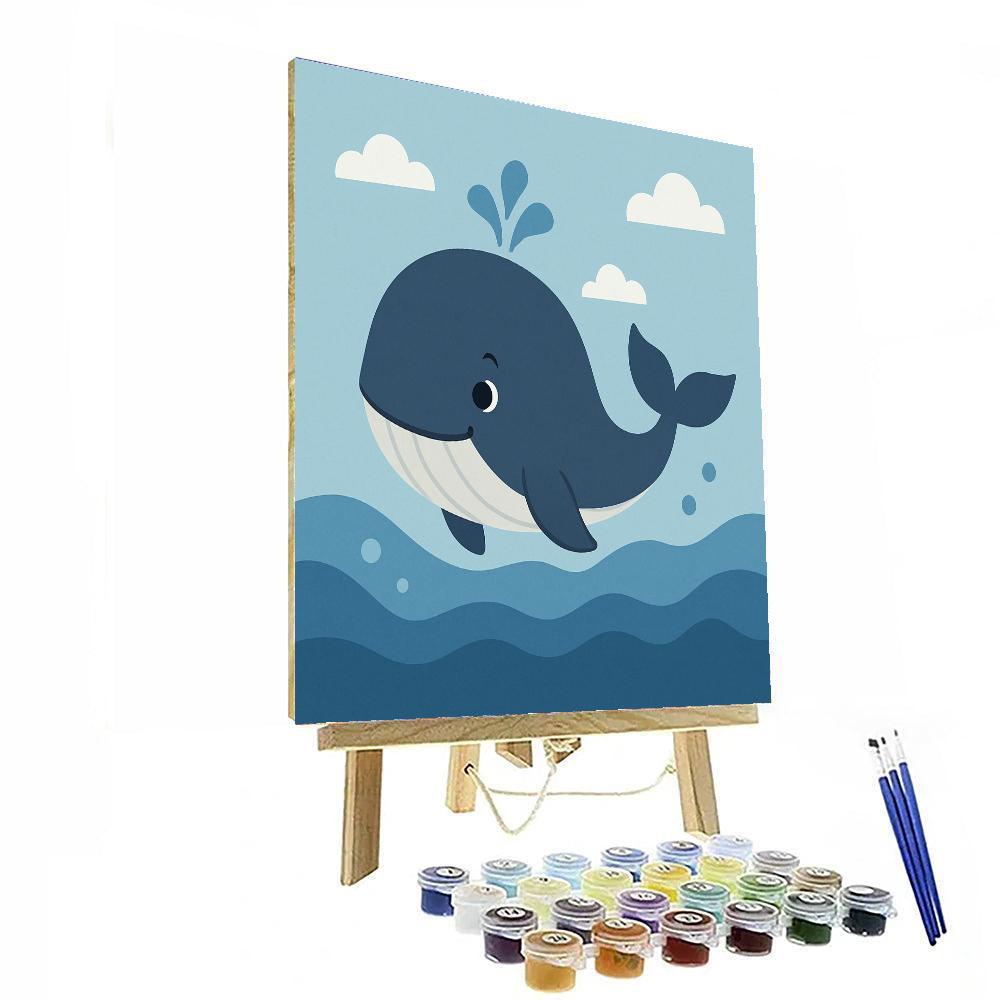 Curious Whale's Ocean Tale DIY Paint By Numbers