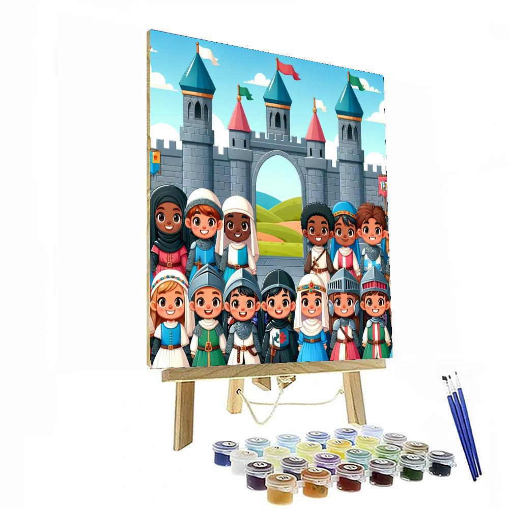 Courageous Castle Keepers Paint By Numbers